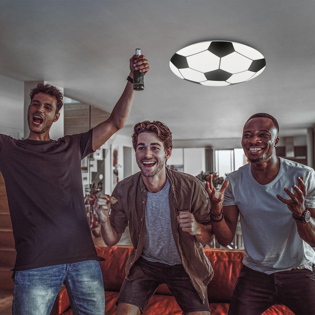 briloner-led-deckenlampe-fussballmotiv-12-watt-1300-lumen-4000k-27-5-x-6-5-cm-sc image 3