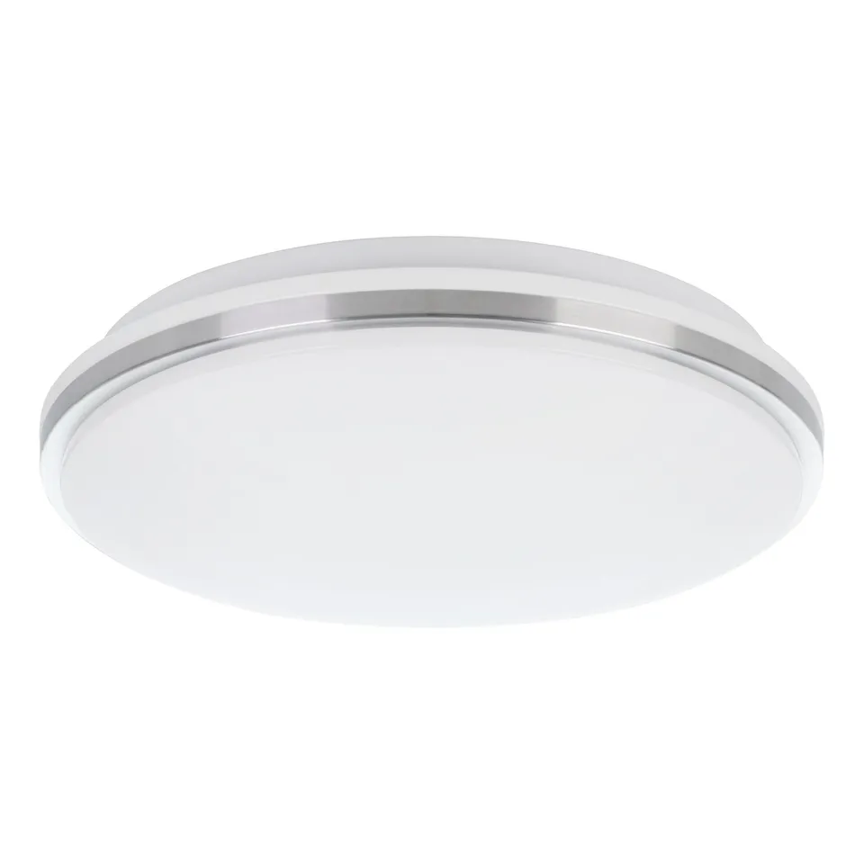 eglo-marunella-led-deckenleuchte-34-cm-stufenweise-dimmbar-silber-wei image 1