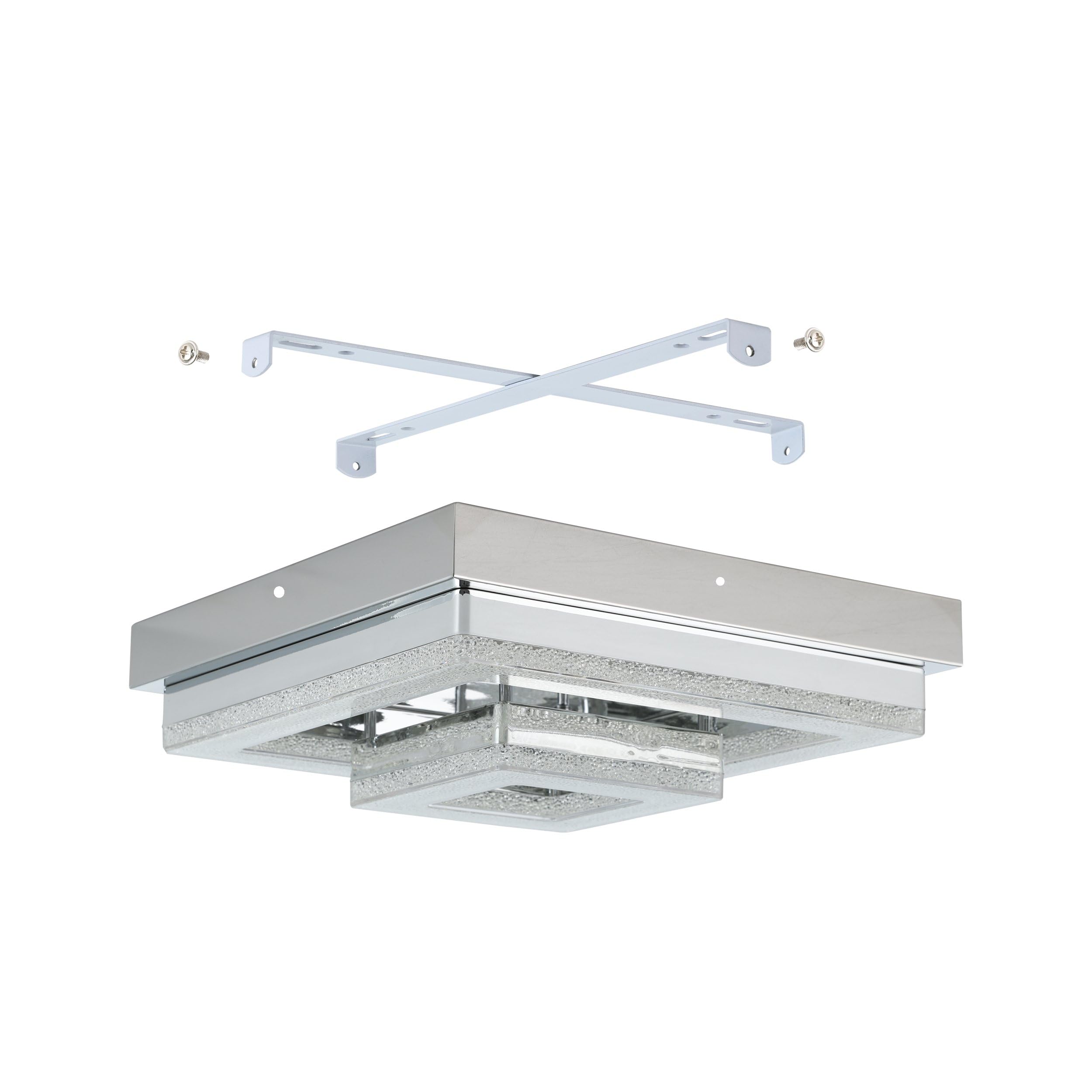 eglo-fradelo-led-deckenleuchte-2-flammig-chrom-mit-kristall-warmwei image 4