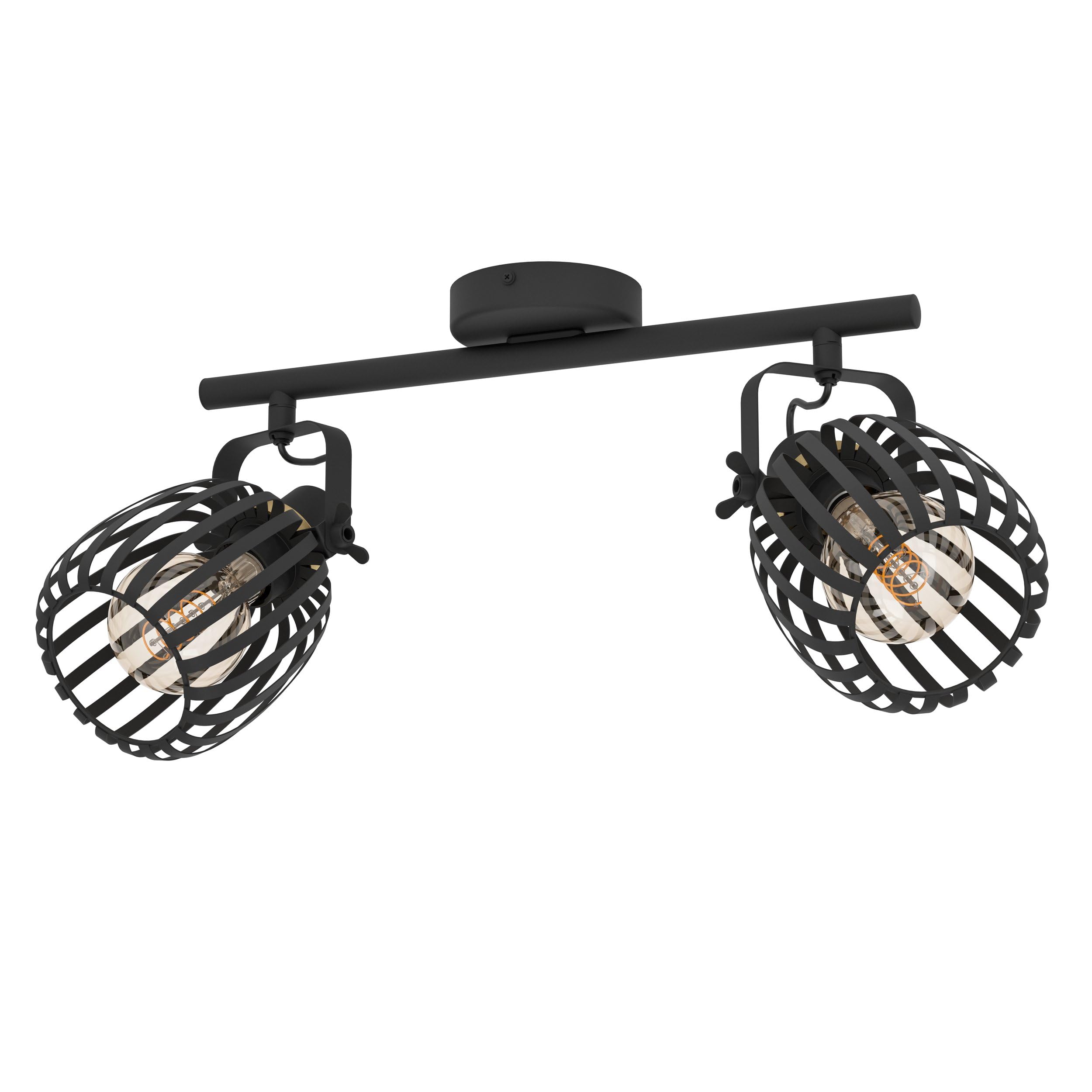 eglo-encinitos-deckenlampe-1-flammig-45-cm-schwarz-messing-e27 image 6