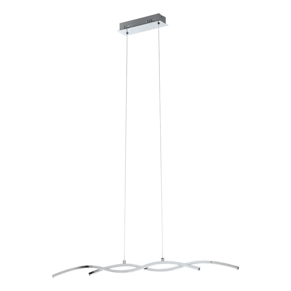 eglo-lasana-2-led-pendelleuchte-2-flammig-h-ngeleuchte-chrom-wei-87-cm image 1