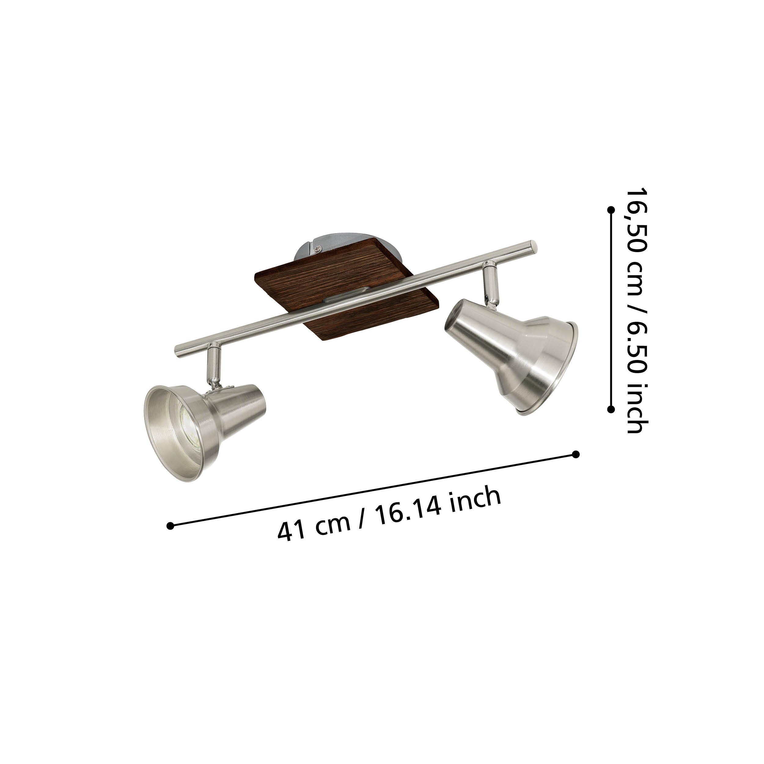 eglo-filipina-deckenlampe-2-flammig-spotbalken-nickel-matt-holz-gu10 image 5