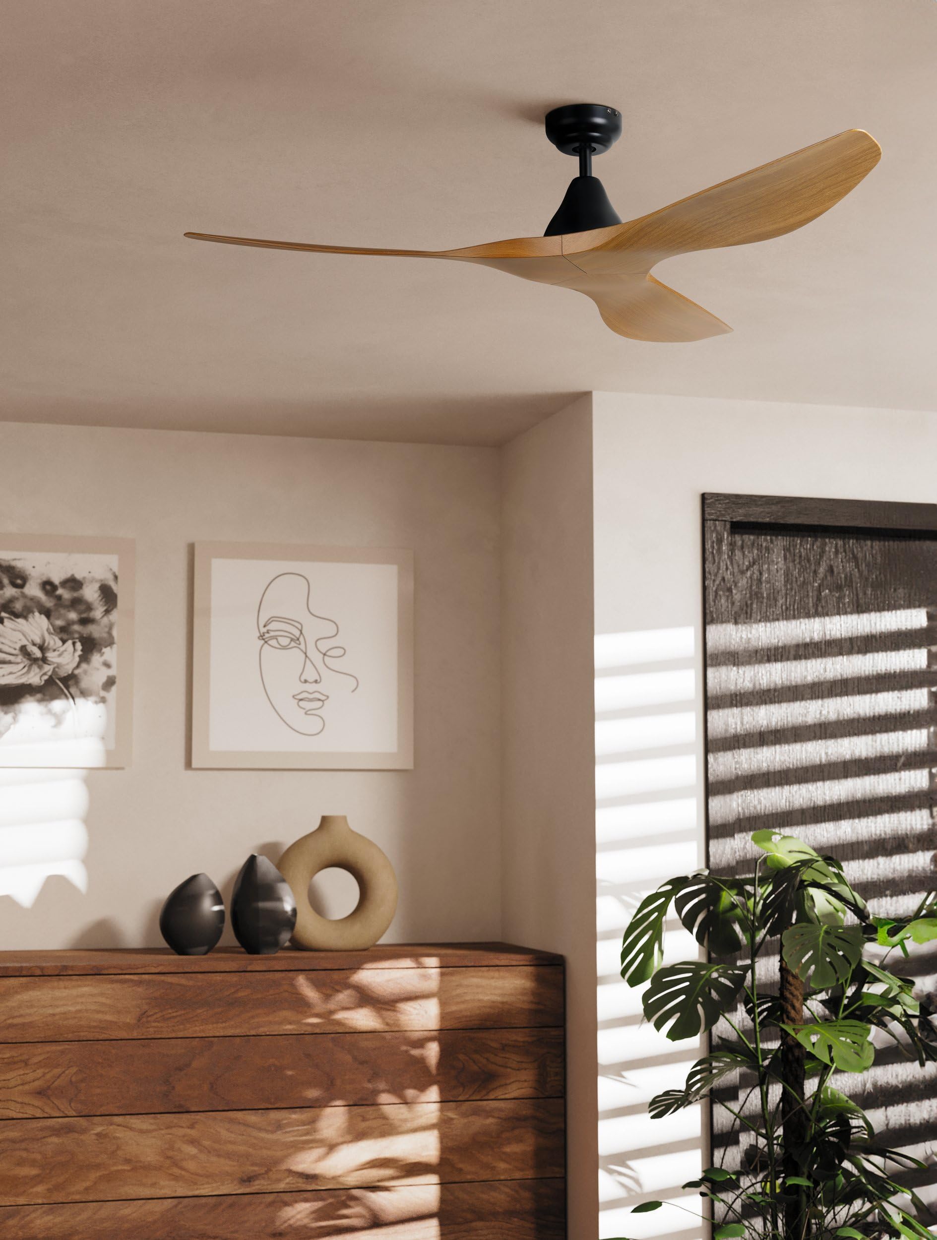 eglo-portsea-deckenventilator-132-cm-schwarz-walnuss-dc-motor-mit-fernbedienung image 7