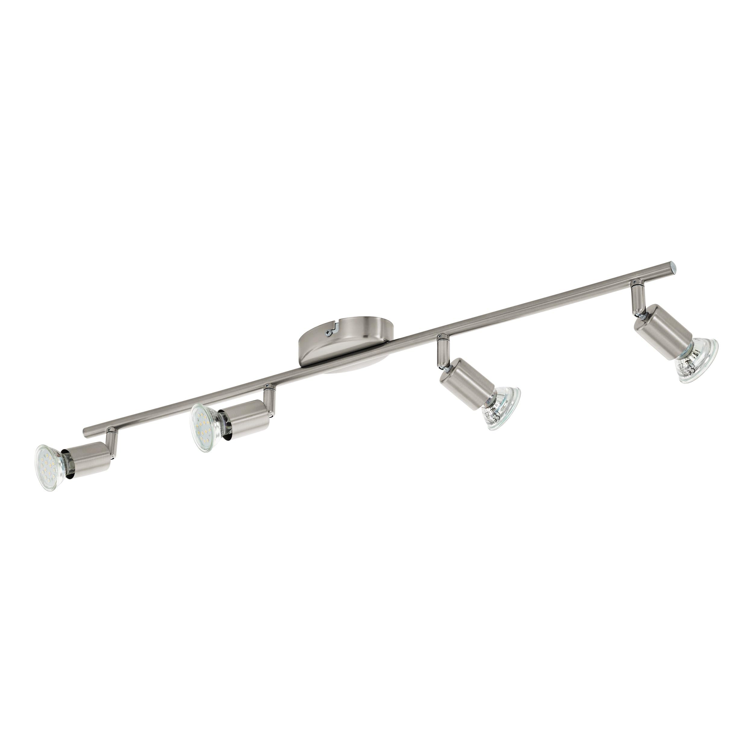 eglo-buzz-led-4-flammige-deckenleuchte-gu10-nickel-matt-l-68-5-cm image 1