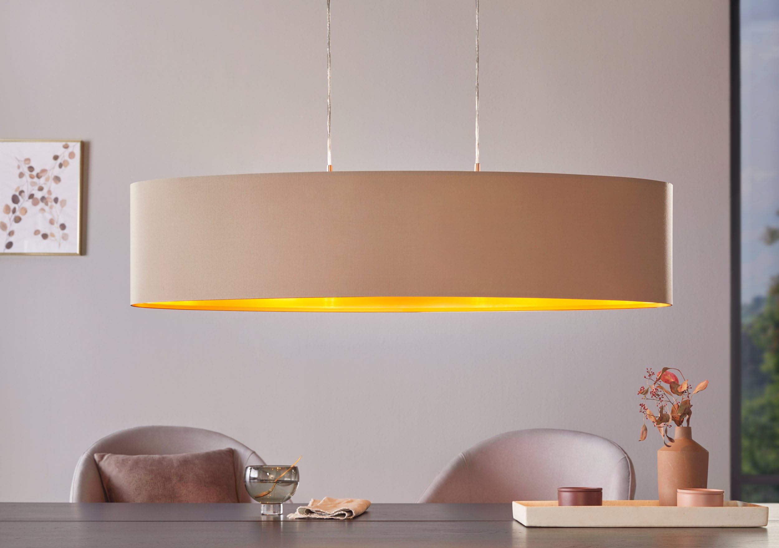 eglo-maserlo-pendellampe-2-flammig-oval-taupe-gold-e27-l-100-cm image 3
