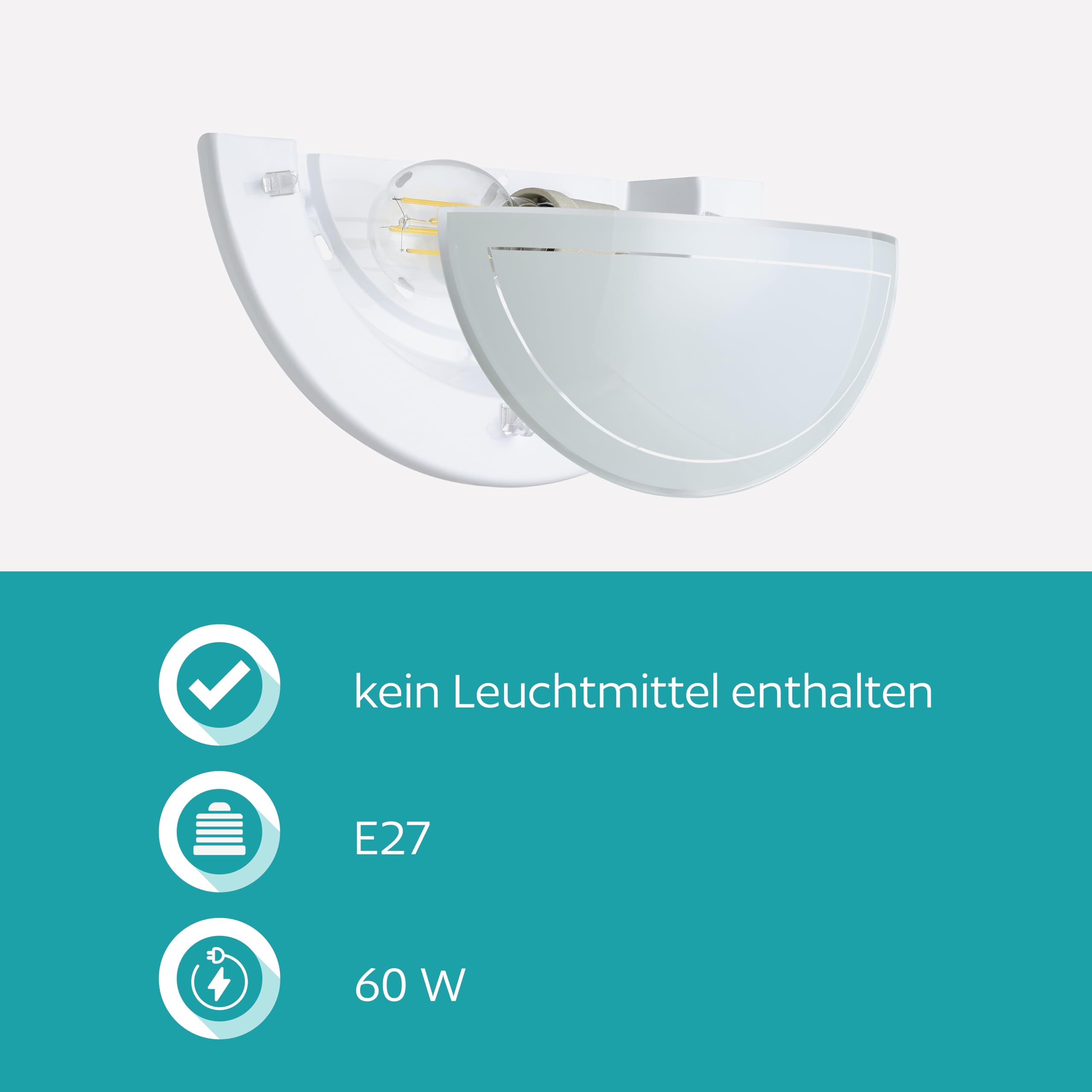 eglo-planet-1-wandlampe-wandleuchte-e27-wei-halbrund image 6