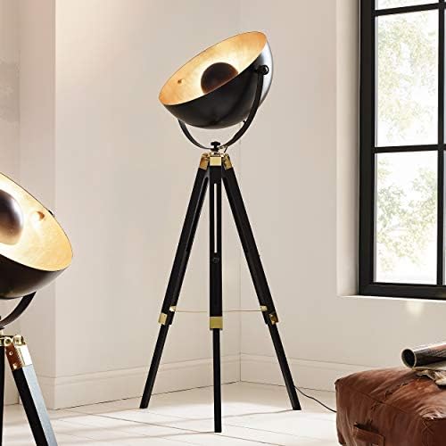 eglo-covaleda-stehlampe-industrial-e27-max-60-watt-164-cm-schwarz-messing-gold image 8