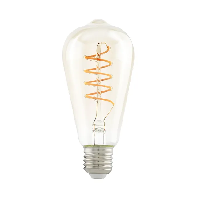 eglo-amber-vintage-e27-led-gl-hbirne-spiral-st64-4w-260lm-2200k image 1