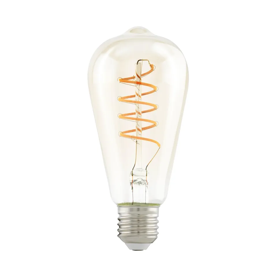 eglo-amber-vintage-e27-led-gl-hbirne-spiral-st64-4w-260lm-2200k image 1