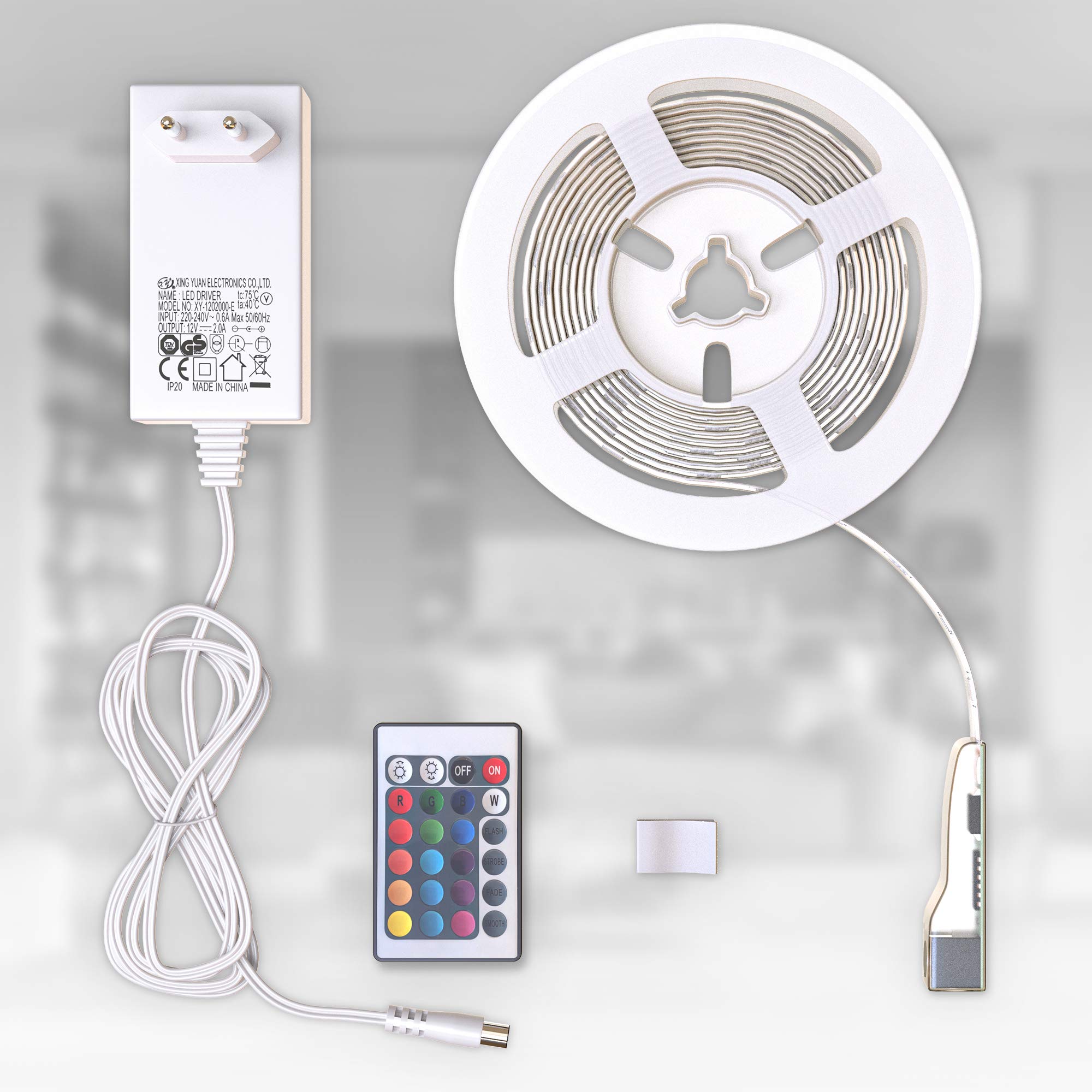 briloner-b-k-licht-led-strip-silikon-3m-rgb-mit-fernbedienung-dimmbarer-selbstkl image 8