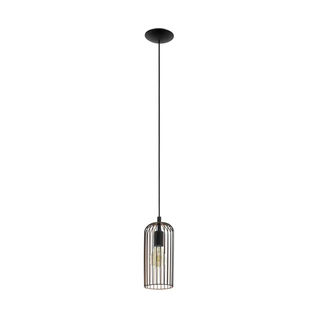 eglo-roccamena-pendellampe-vintage-h-ngeleuchte-e27-13-cm-h-he-110-cm image 1