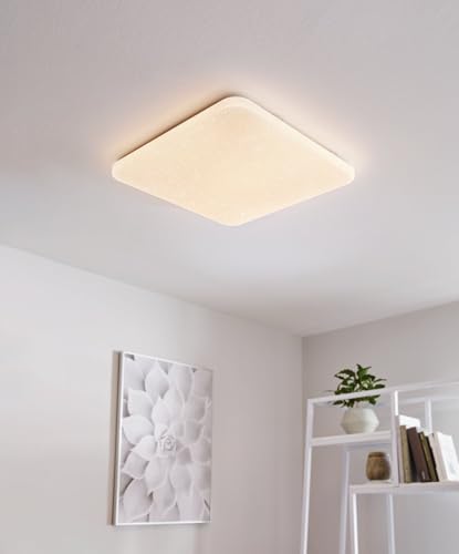eglo-frania-s-led-deckenleuchte-eckig-53cm-wei-kristall-effekt image 6