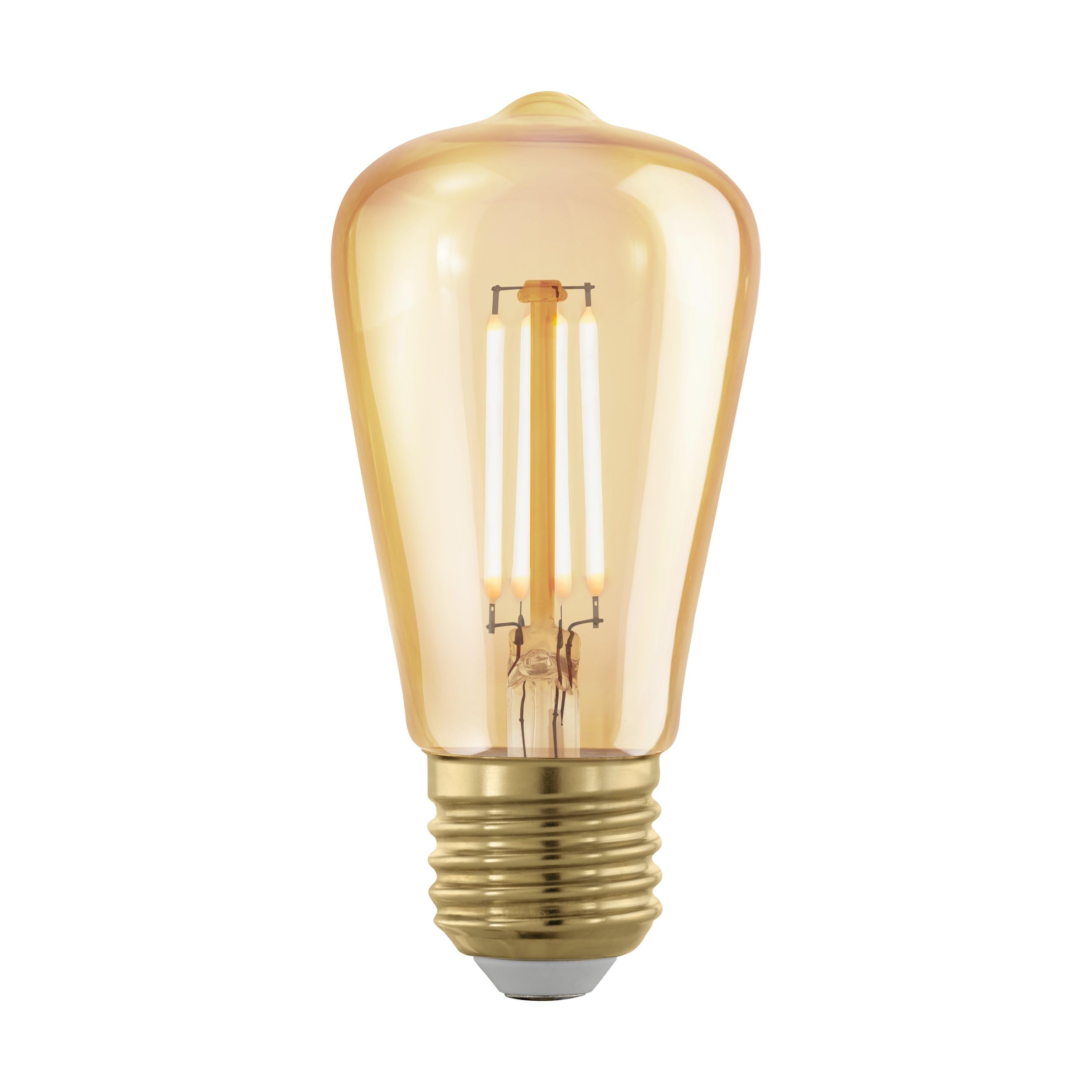 eglo-golden-vintage-led-filament-e27-dimmbar-warmwei-gold-4-8-cm image 1