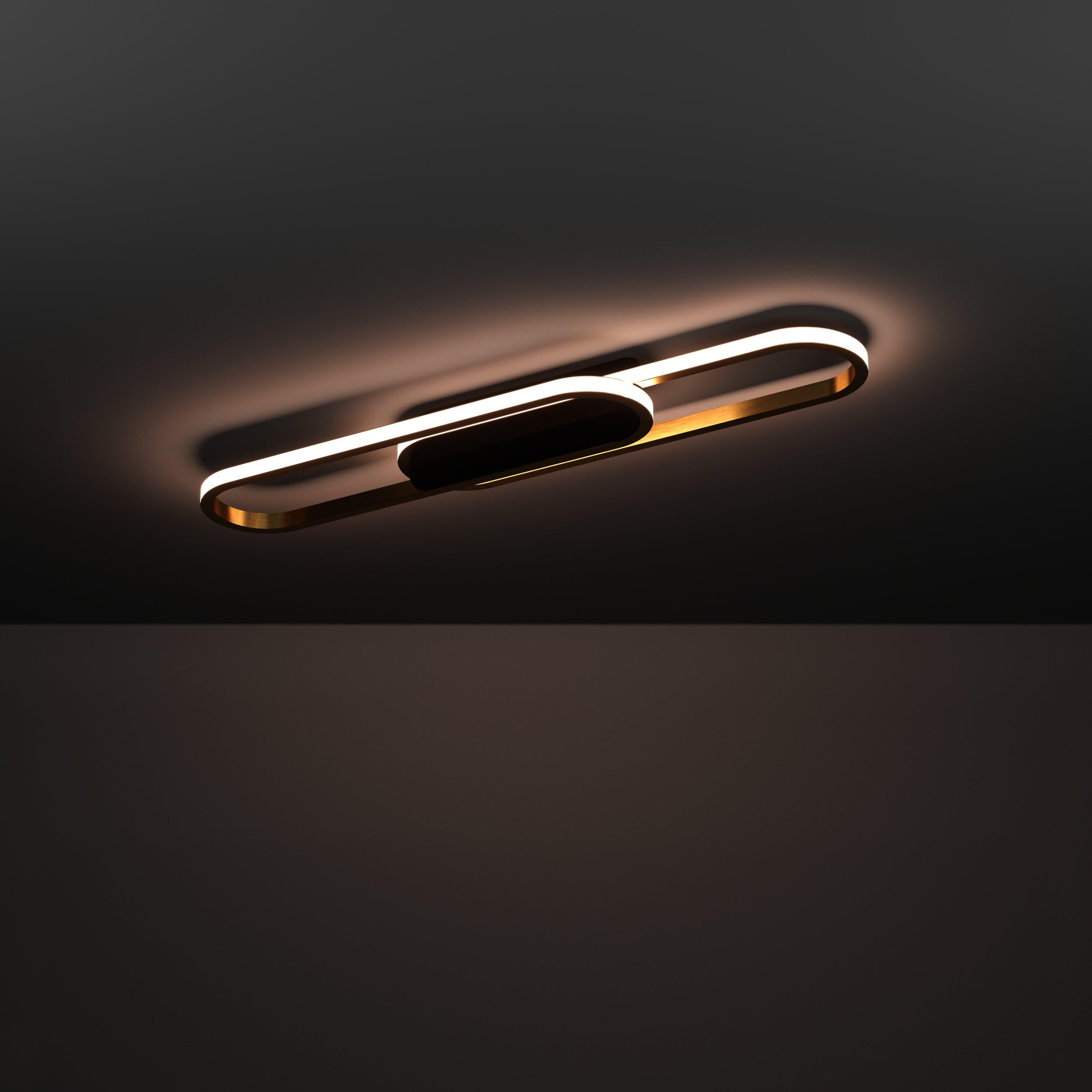 eglo-conivarena-led-deckenleuchte-oval-69-cm-messing-cct image 2