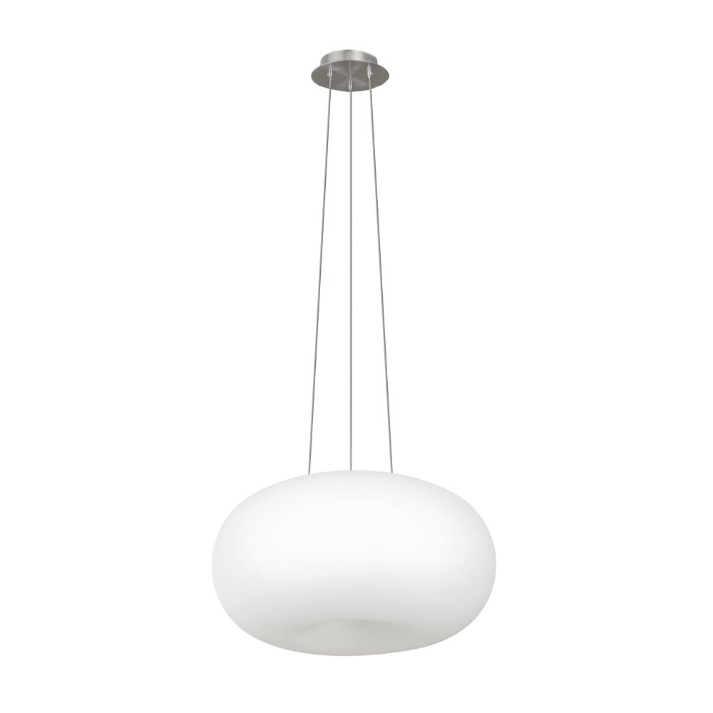 eglo-optica-pendellampe-2-flammig-silber-opal-matt-44-5-cm-e27 image 1