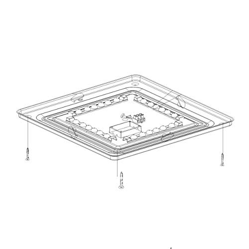 eglo-competa-2-led-deckenleuchte-quadratisch-34-cm-wei-schwarz image 7