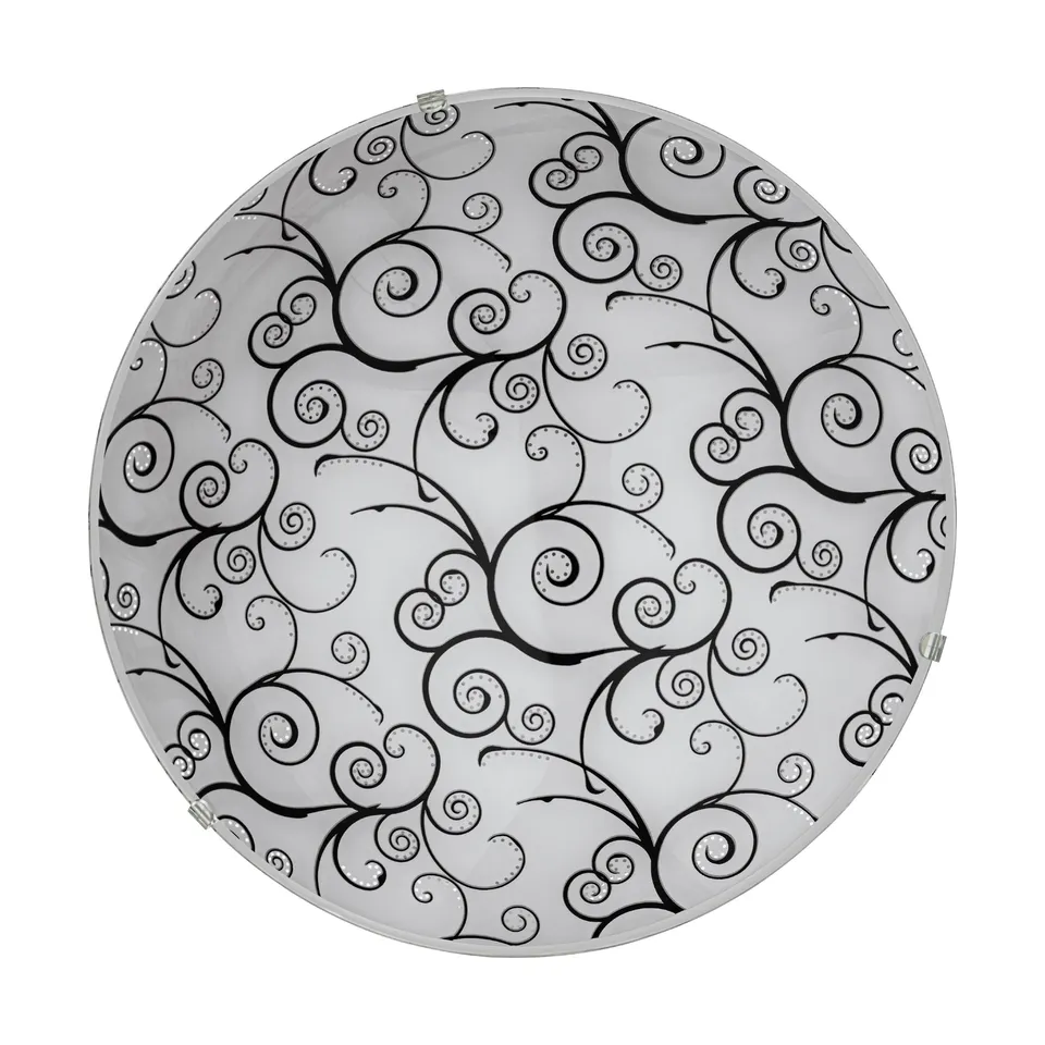 eglo-margitta-1-led-deckenleuchte-rund-31-5-cm-wei-schwarz image 1
