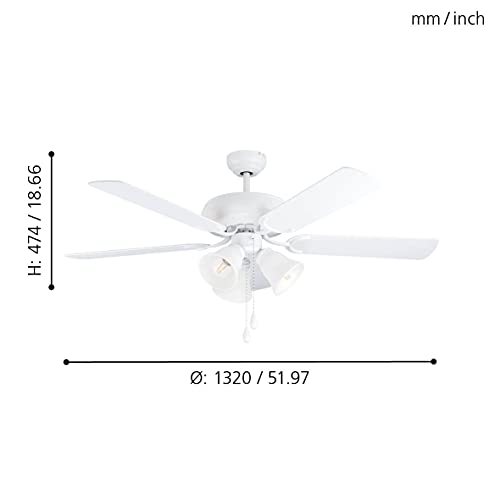eglo-las-palmas-deckenventilator-mit-licht-132-cm-wei-eiche image 7