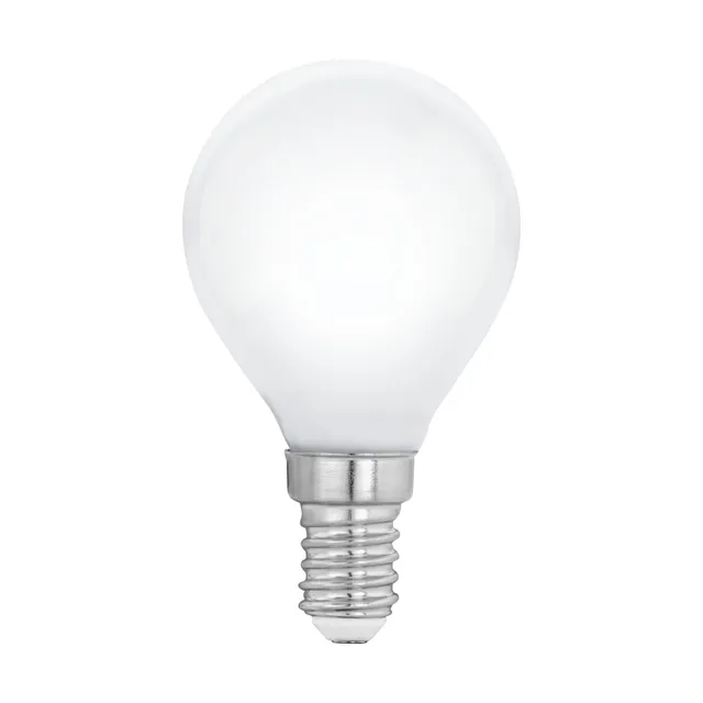 eglo-e14-led-tropfenlampe-p45-milky-dimmbar-warmwei-4-5w image 1