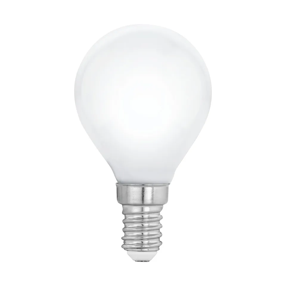 eglo-e14-led-tropfenlampe-p45-milky-dimmbar-warmwei-4-5w image 1