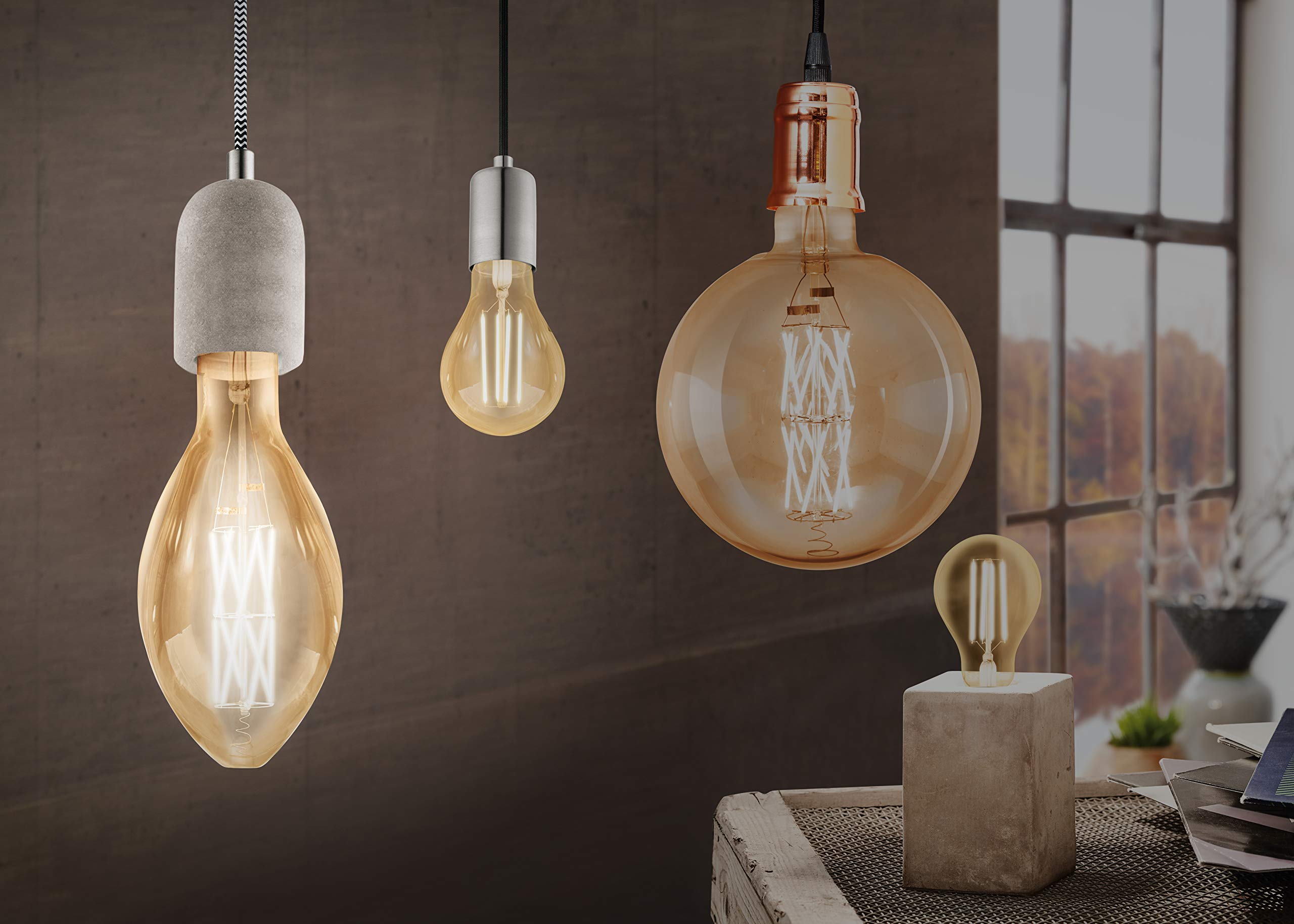 eglo-amber-vintage-led-e27-big-size-14-cm-8w-806lm-2100k-dimmbar image 3