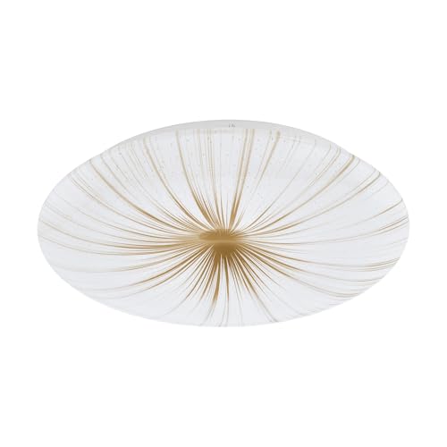 eglo-nieves-1-led-deckenlampe-41-cm-sternenhimmel-wei-gold-warmwei image 8