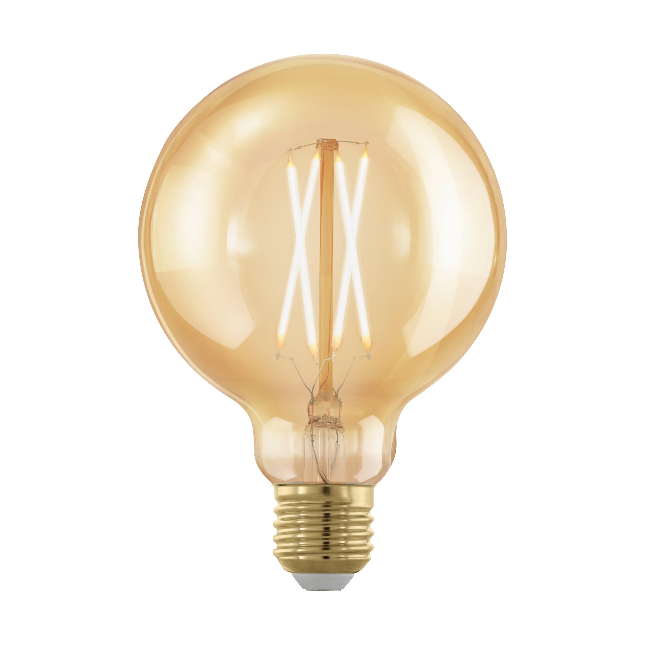 eglo-golden-vintage-led-leuchtmittel-e27-g95-globe-dimmbar-9-5-cm image 1