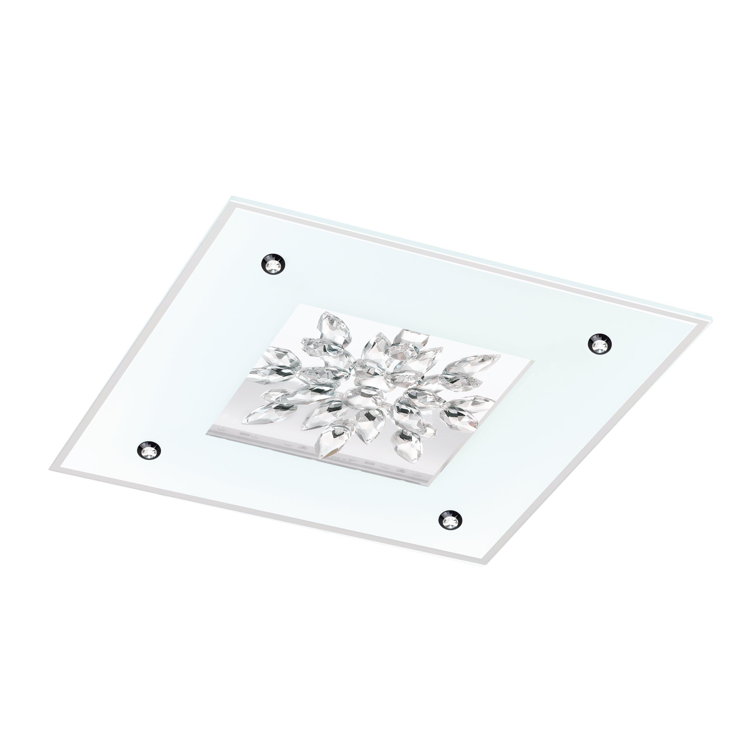 eglo-benalua-1-led-deckenleuchte-47-cm-dimmbar-wei-kristall image 1