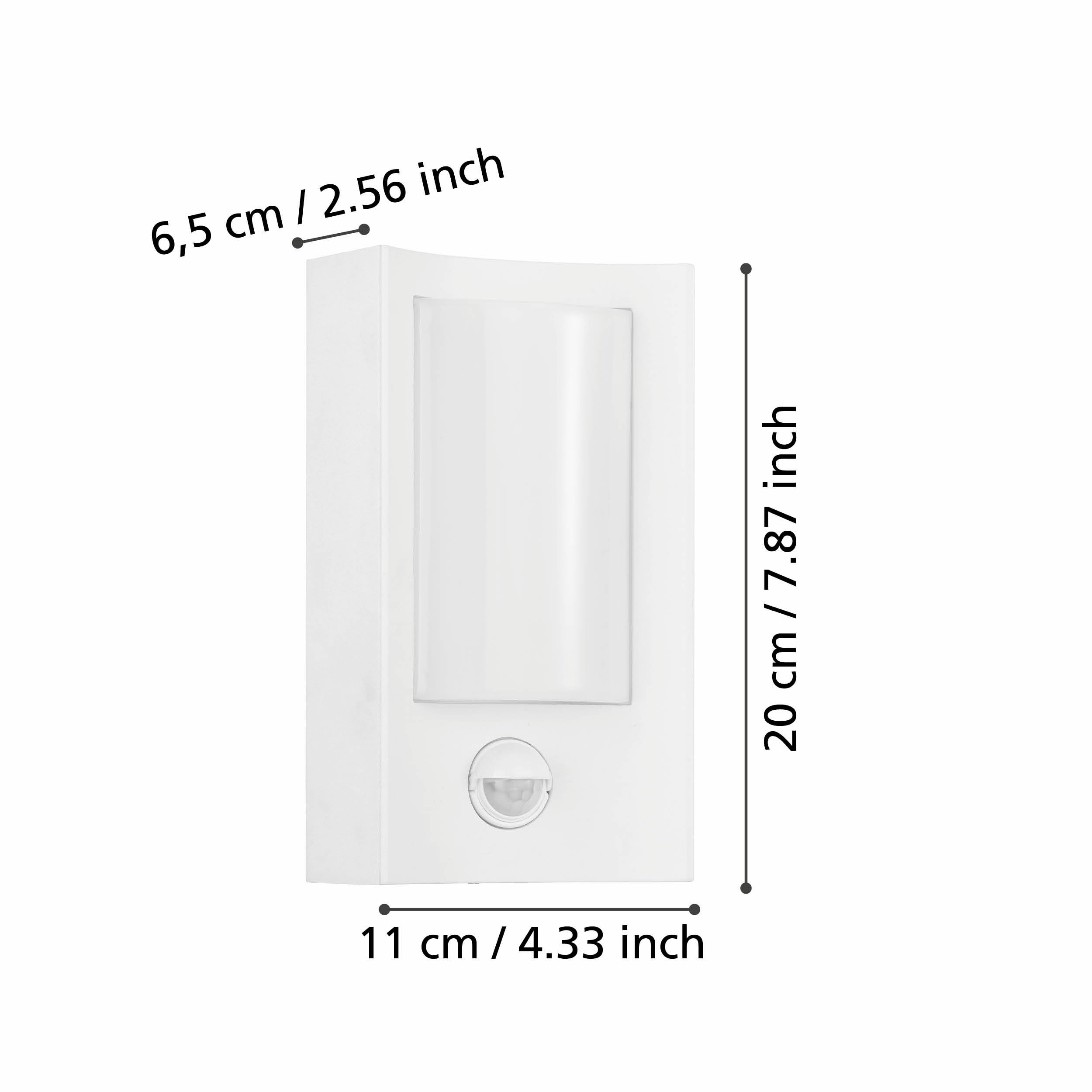 eglo-casilda-led-wandlampe-au-en-ip44-wei-6w-660lm-warmwei image 3