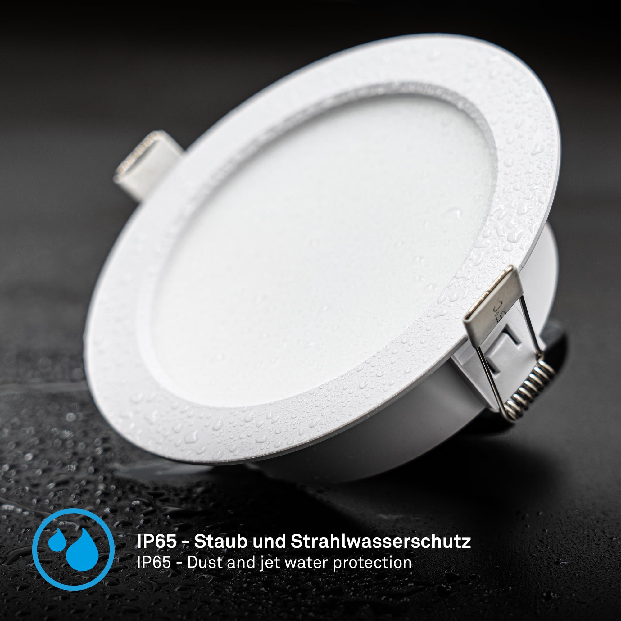 briloner-3er-set-led-einbaustrahler-rgb-cct-dimmbar-fernbedienung-wei-ip65-12-cm image 7