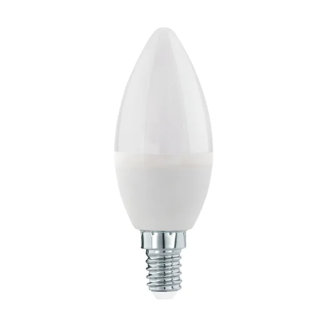 eglo-led-lampe-e14-kerze-6w-entspricht-40w-warmwei image 1