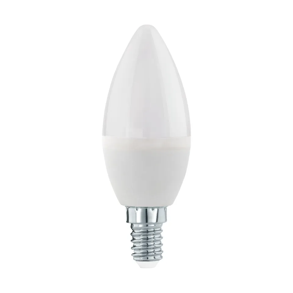 eglo-led-lampe-e14-kerze-6w-entspricht-40w-warmwei image 1
