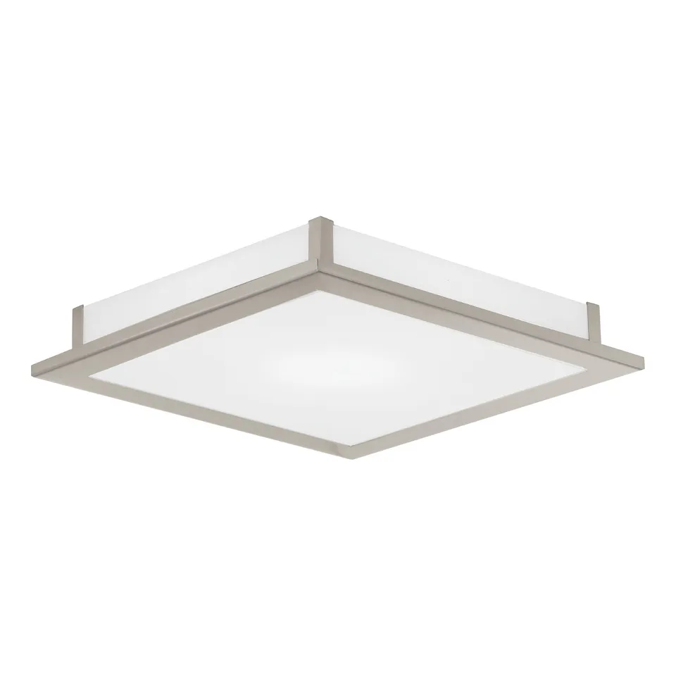eglo-auriga-deckenleuchte-38-5-x-38-5-cm-stahl-nickel-matt-glas-satiniert-wei-4x image 1