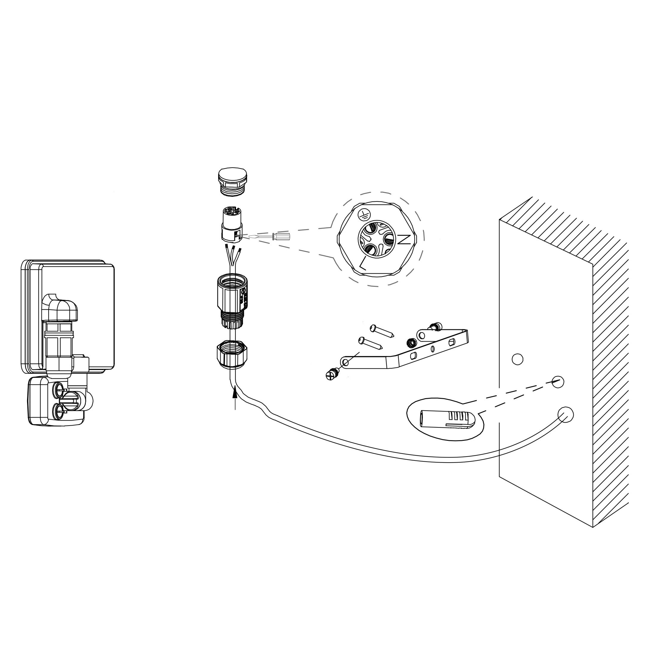 eglo-faedo-3-led-au-en-strahler-30w-mit-bewegungsmelder-ip44-wei image 7