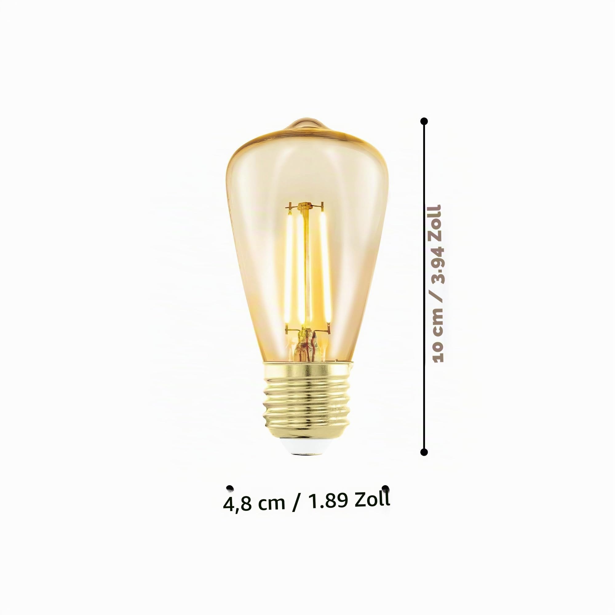 eglo-e27-golden-vintage-led-gl-hbirne-st48-dimmbar-4w image 6