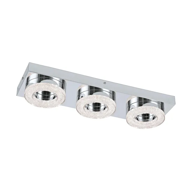 eglo-fradelo-led-deckenleuchte-3-flammig-chrom-kristall-46-cm image 1