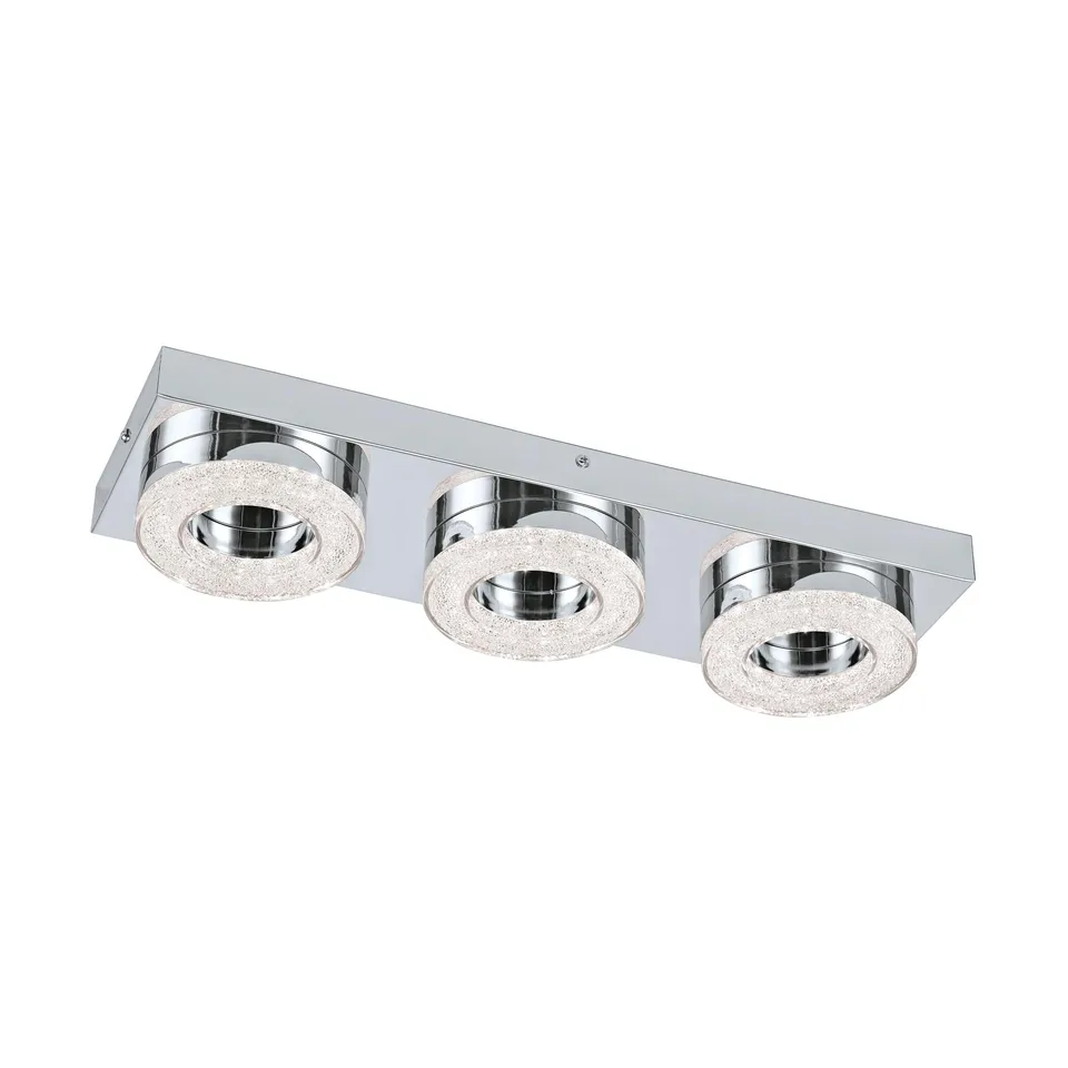 eglo-fradelo-led-deckenleuchte-3-flammig-chrom-kristall-46-cm image 1