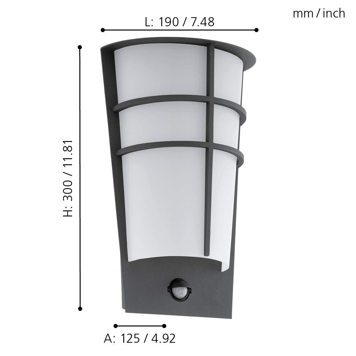 eglo-breganzo-1-led-au-en-wandlampe-mit-bewegungsmelder-anthrazit image 5