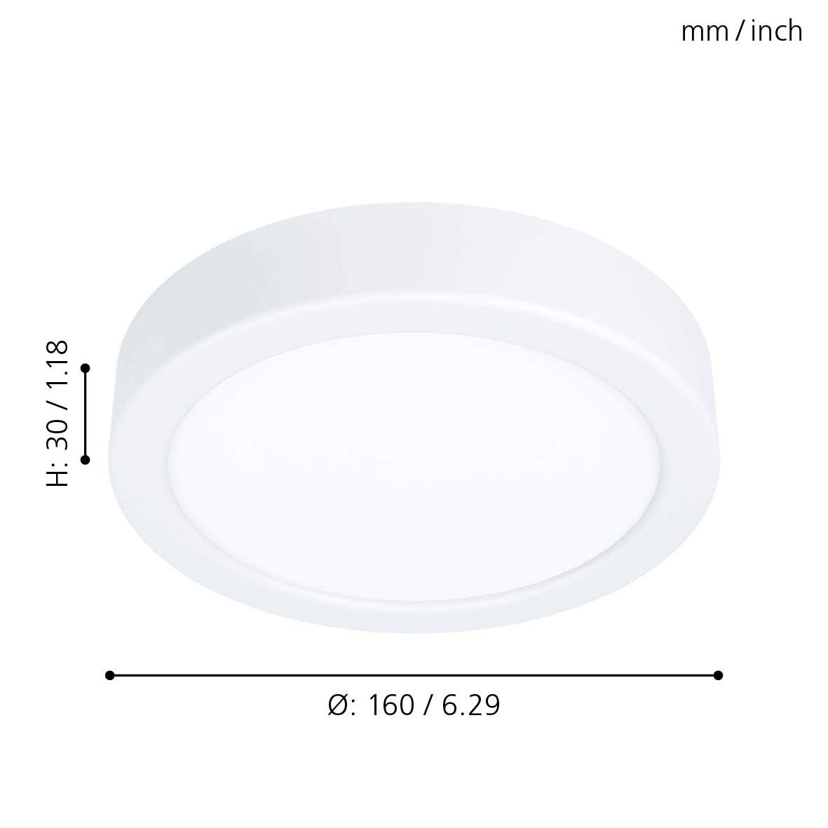 eglo-fueva-5-led-deckenleuchte-rund-16-cm-10-5-w-1200-lm-3000-k-warmwei-wei image 4
