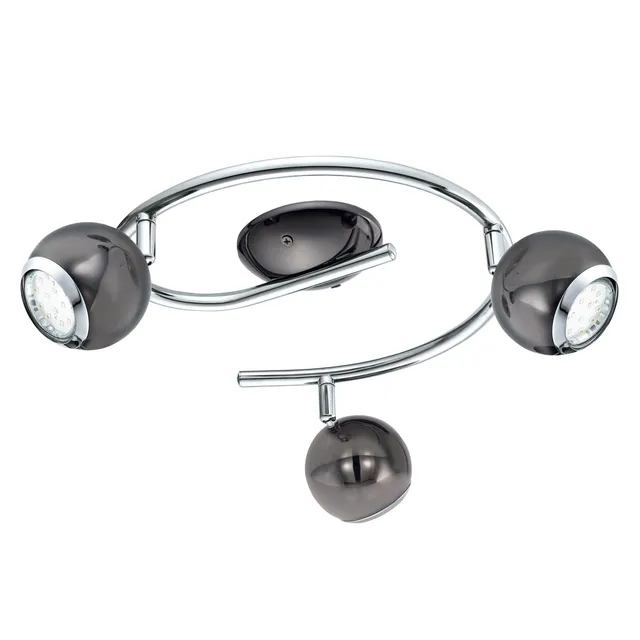 eglo-bimeda-deckenleuchte-3-flammig-nickel-nero-chrom-gu10 image 1