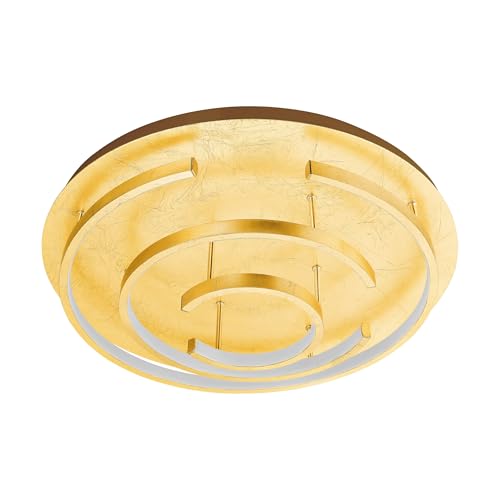 eglo-pozondon-led-deckenleuchte-52-cm-goldfolie-extravagant image 8