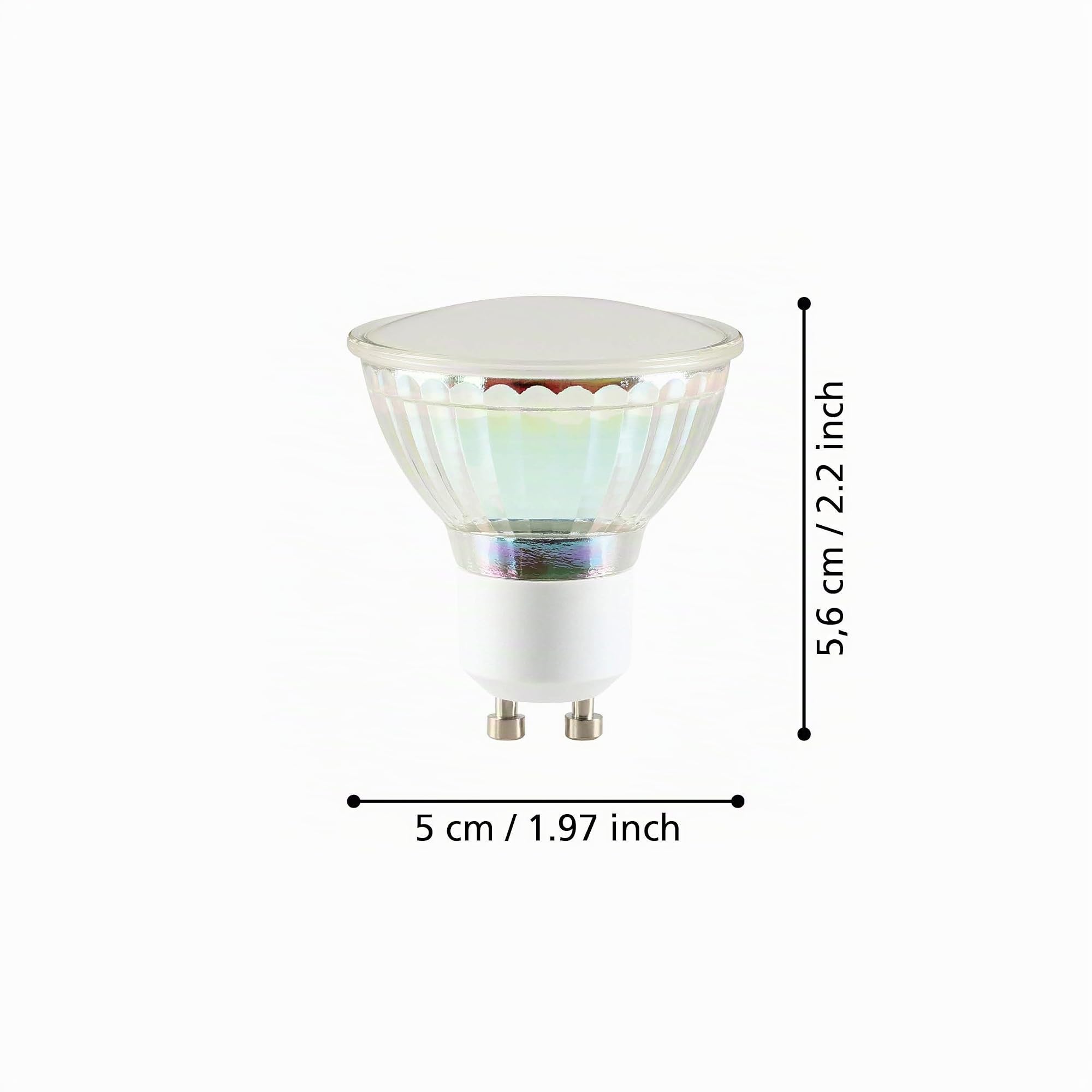 eglo-gu10-led-spots-2er-set-warmwei-8w-reflektorlampe image 3