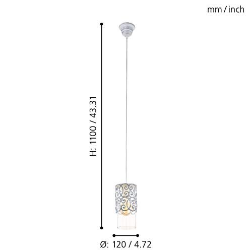 eglo-cardigan-pendelleuchte-e27-12-cm-vintage-stahl-grau-blau-glas image 6