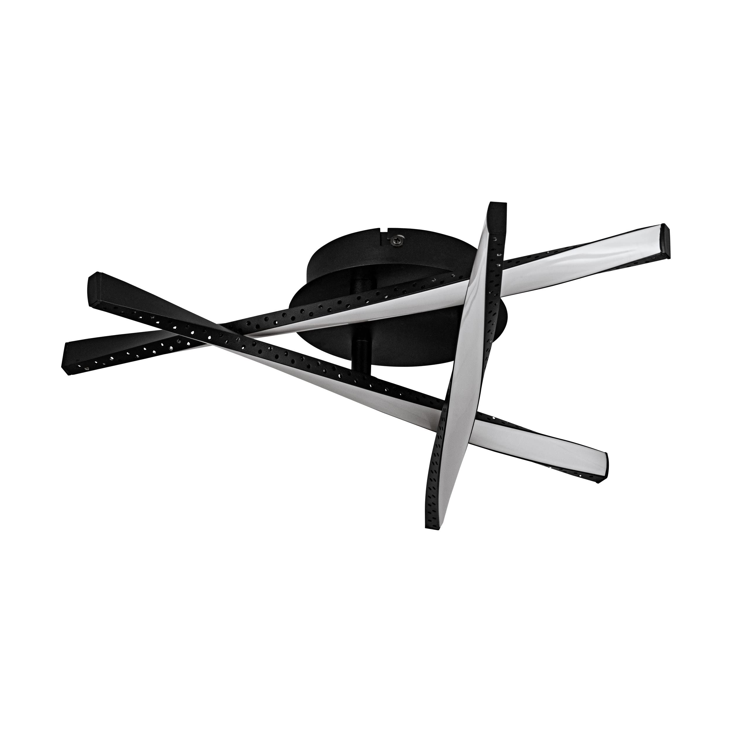 eglo-adeje-led-deckenleuchte-minimalistisch-schwarz-wei image 1