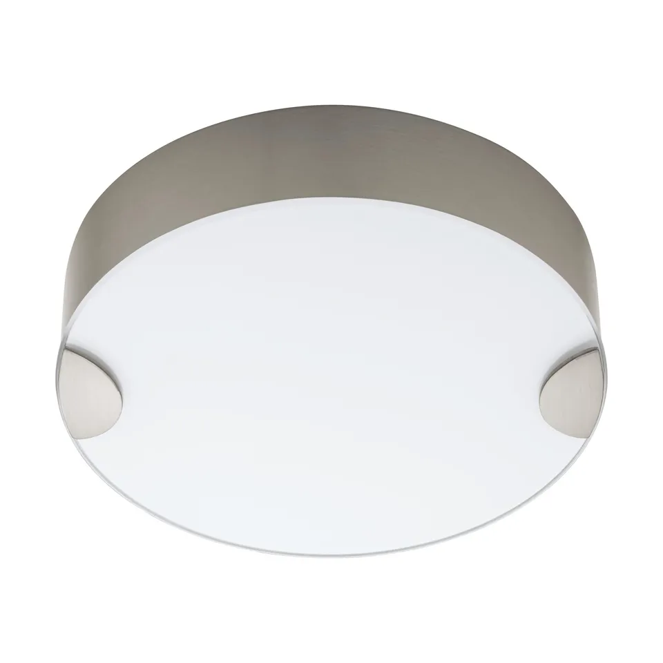 eglo-cupella-led-wand-deckenleuchte-15-cm-nickel-matt-glas-wei-warmwei image 1