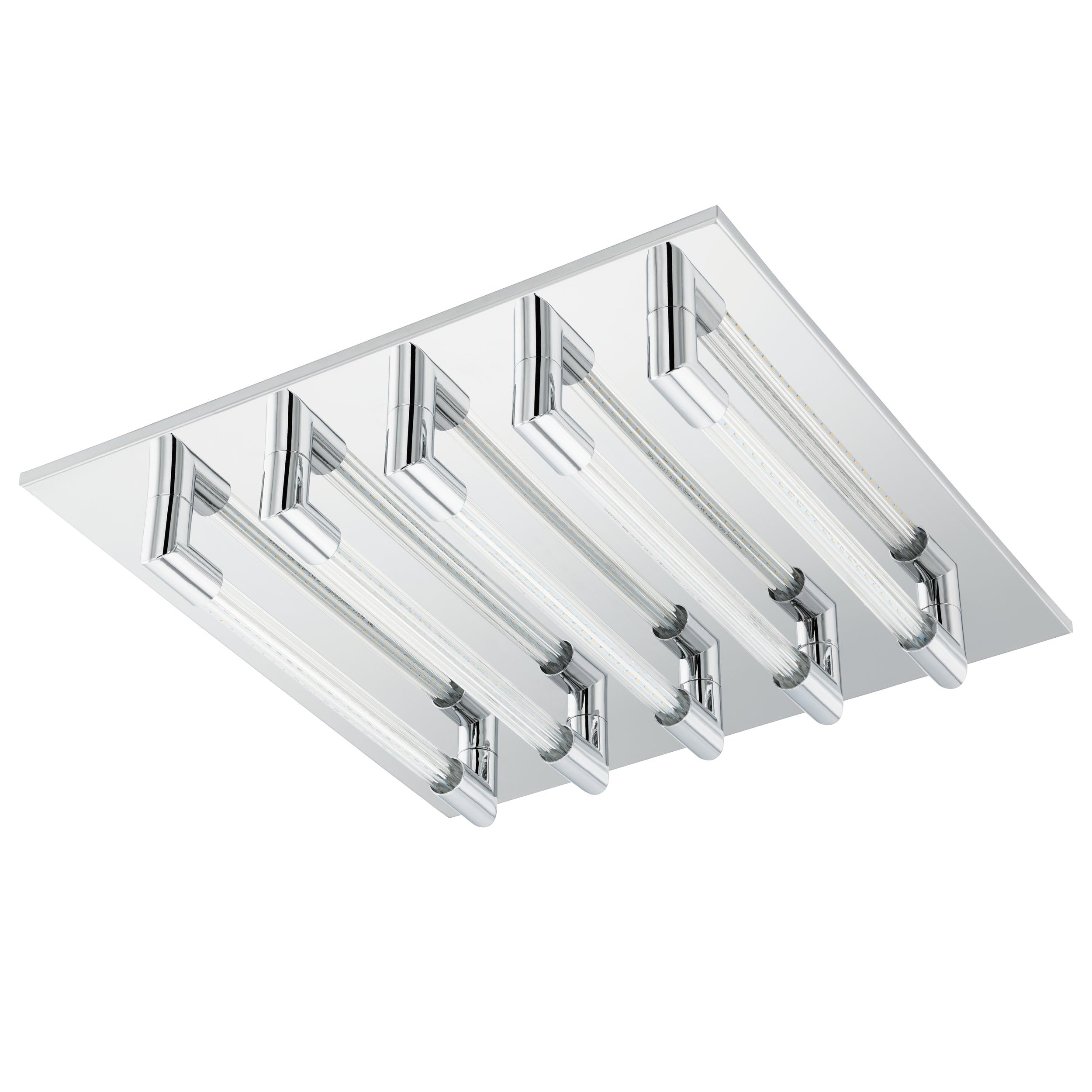 eglo-velarde-led-deckenleuchte-chrom-glas-klar-37-cm image 1