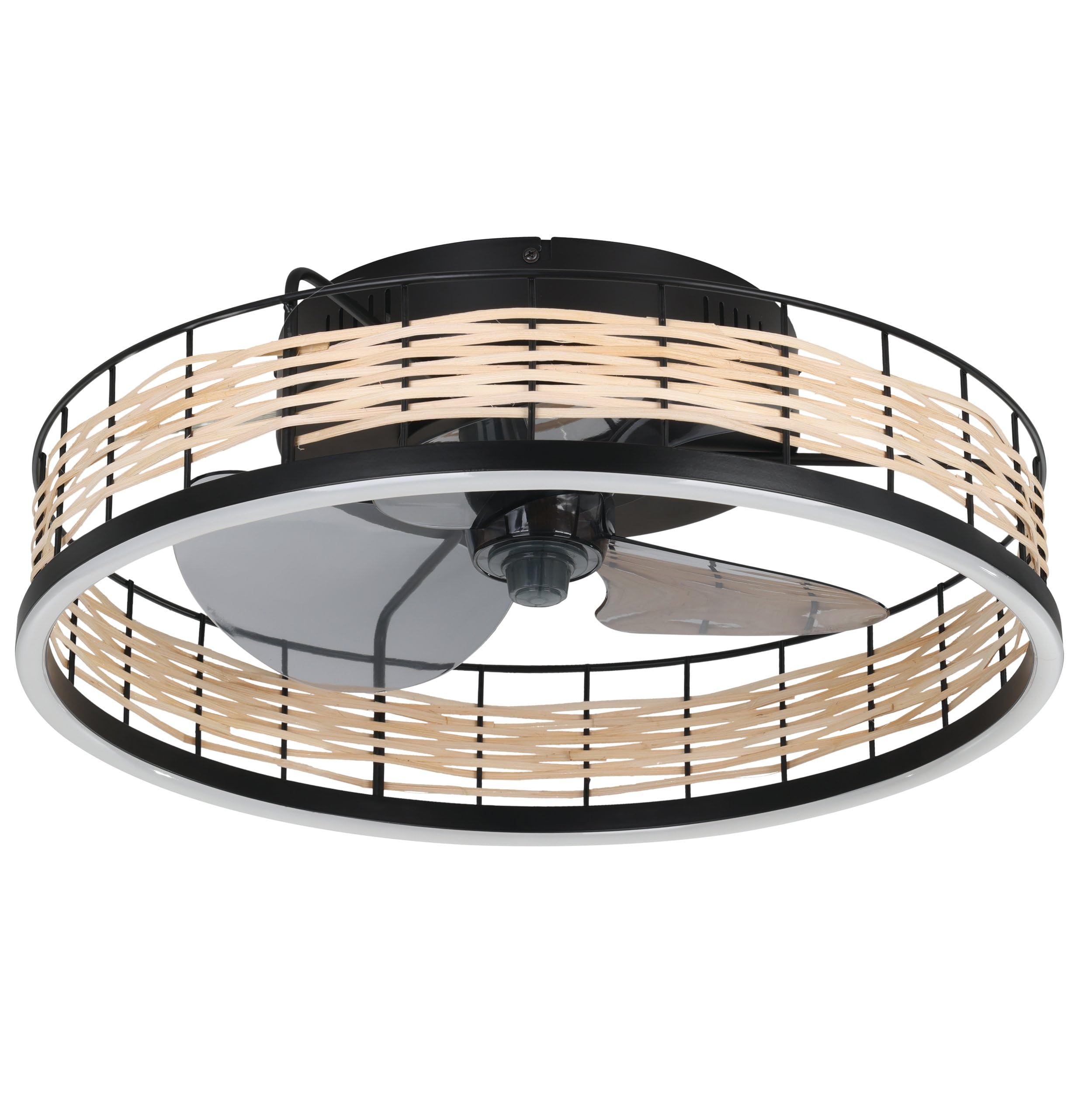 eglo-mogano-led-deckenventilator-42-8-cm-schwarz-dc-motor-6-stufen-fernbedienung image 7