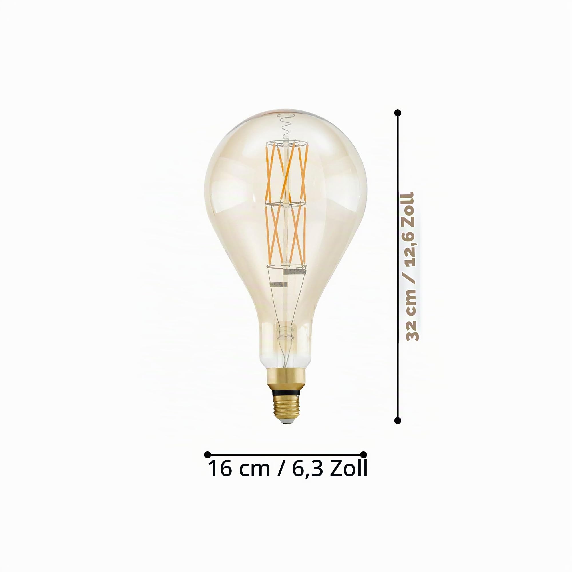 eglo-big-size-e27-led-lampe-dimmbar-amber-vintage-ps160-tropfen-32-cm-8w-60w-806 image 6