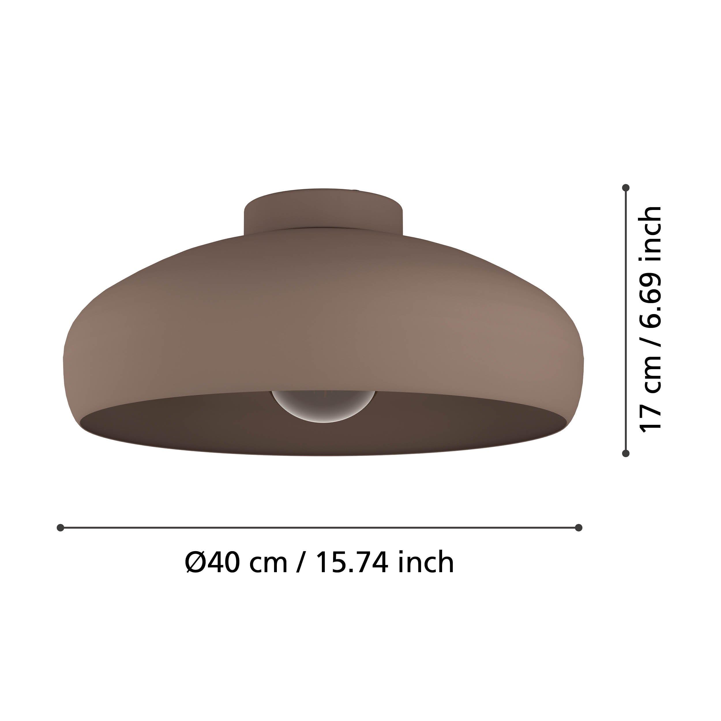 eglo-mogano-deckenleuchte-rund-40cm-mokka-stahl-e27 image 3