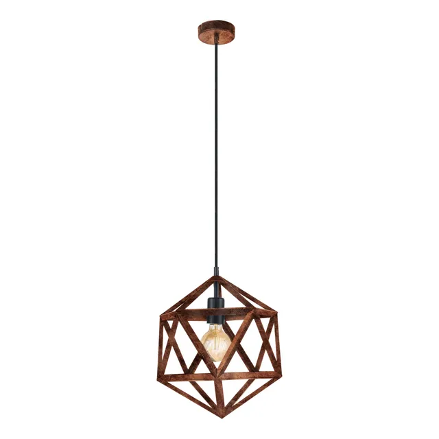 eglo-pendelleuchte-embleton-h-ngelampe-industrial-vintage-kupfer-e27 image 1
